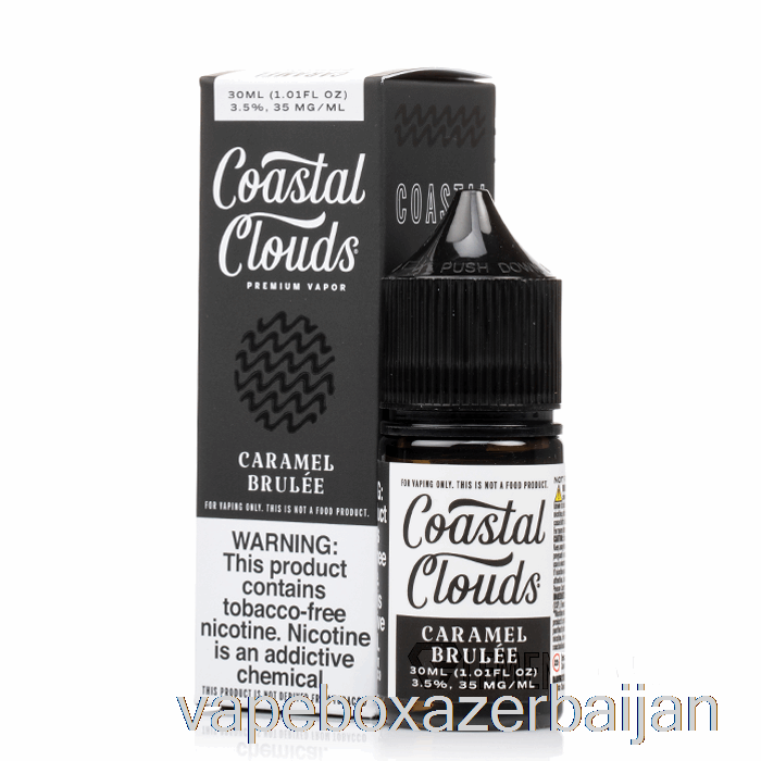 Vape Azerbaijan Caramel Brulee SALT - Coastal Clouds Co. - 30mL 35mg